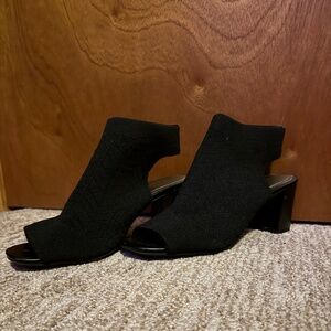 East5th Woven Chunky Heels